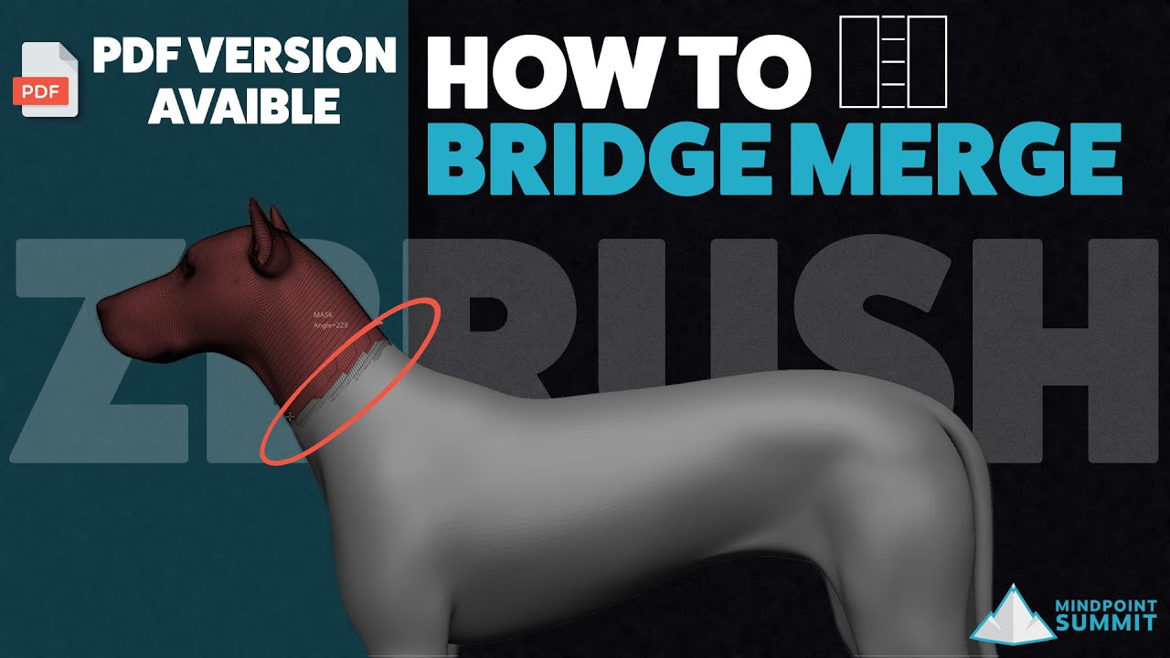 ZBRUSH - How to Bridge Merge (2022) - YouTube