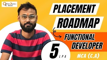 PLACEMENT ROADMAP | MCA Graduate placed as Functional Developer | Qspiders Deccan.