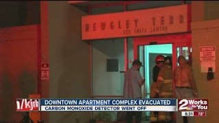 Downtown apartment complex evacuated
