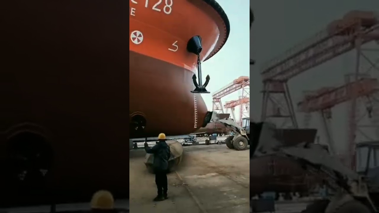 Launching ship 🔥🥶😱 | #shorts