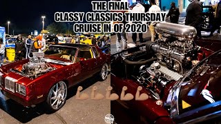 Whips By Wade : Classy Classic Thursdays Supercharged Cutlass, Burnouts & More at The 2020 finale!