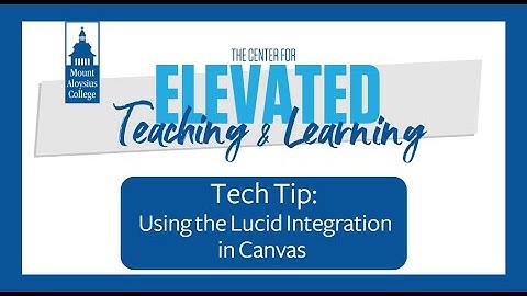 Tech Tip: Lucid Integration in Canvas
