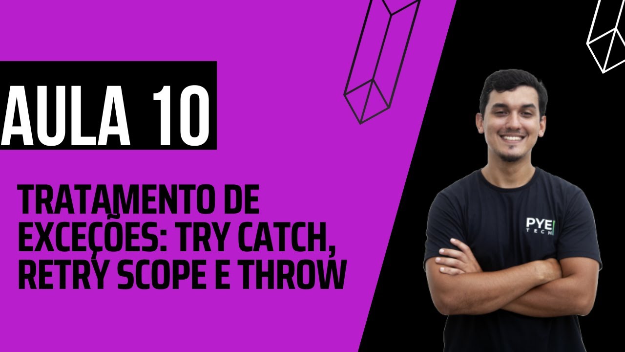 CURSO UIPATH l Aula 10 Tratamento de exceções Try Catch, Retry Scope e Throw Exception. YouTube
