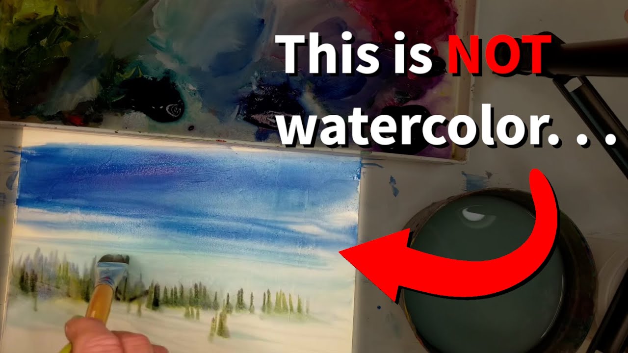 What Is Wet On Wet Acrylic Painting