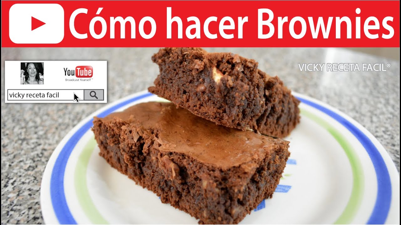 BROWNIES | Vicky Receta Facil - YouTube