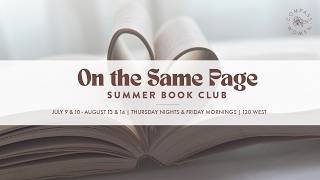 Women's Summer Book Club | Week 5 | Stephanie Schwartz