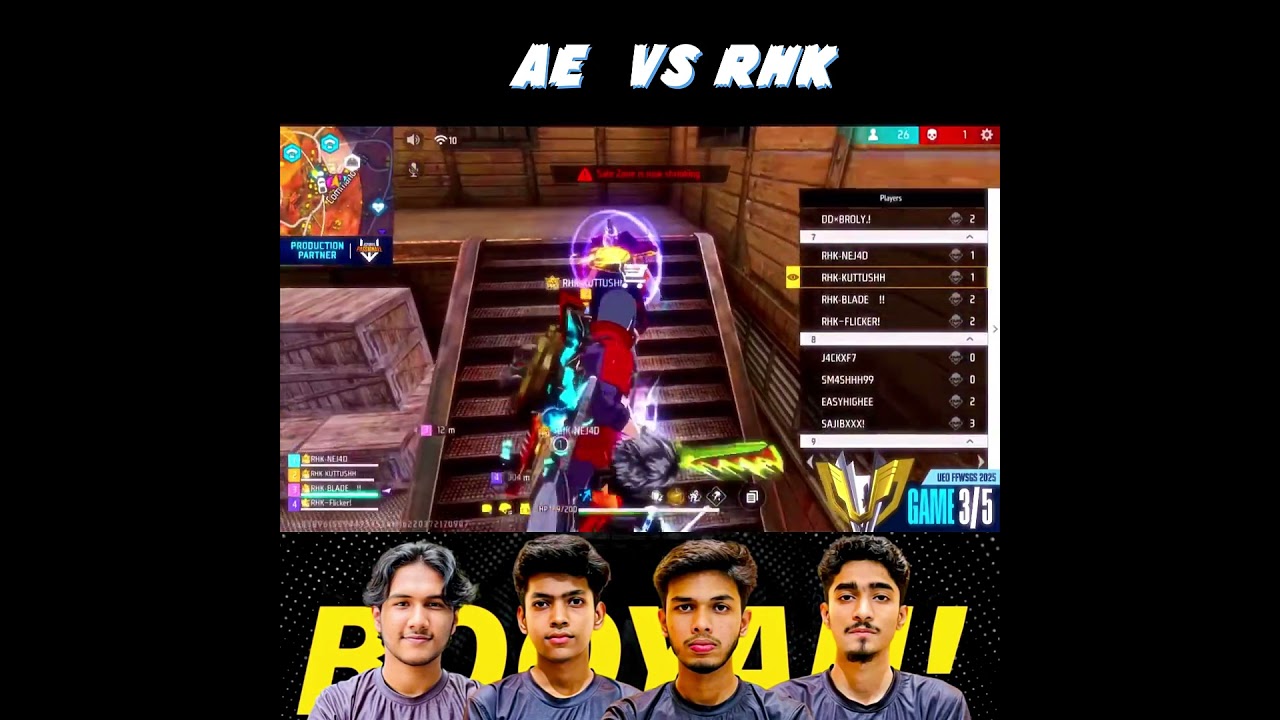 AE VS RHK || Blade's insane clutch 🔥 || FFWS GRINDING 
