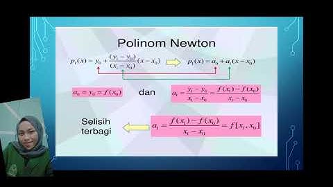 Interpolasi Polinomial Newton dan Newton Gregory; Metnum
