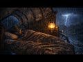 Arthur Peacefully Sleeping in a Wagon Bed During a Cozy Thunderstorm Night | RDR2 ASMR