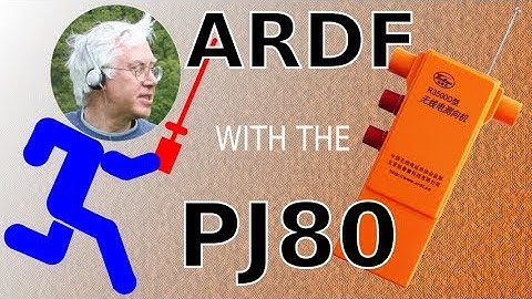 ARDF using the PJ80 (R3500D) 80m Receiver