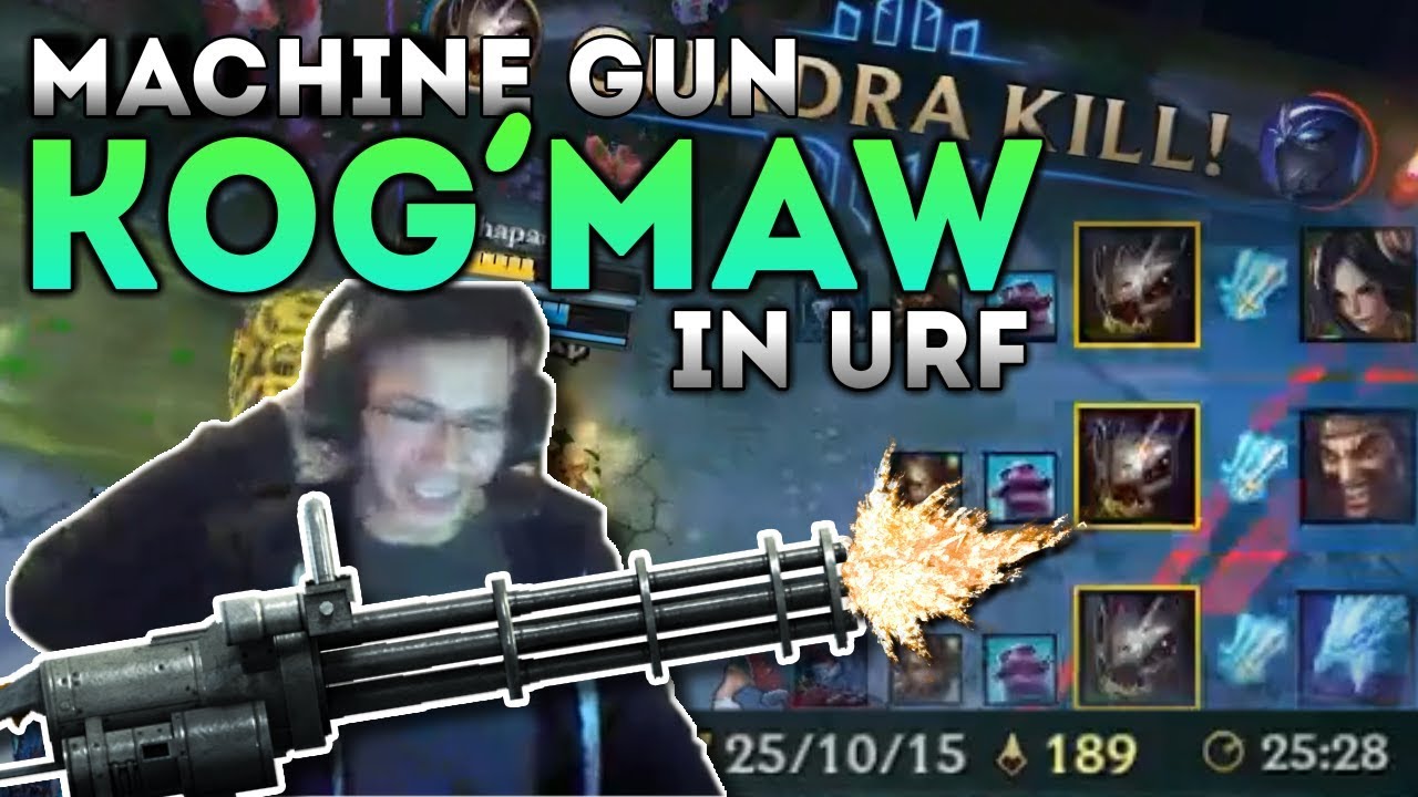 Shiphtur | FULL AP MACHINE GUN KOG'MAW - URF - YouTube