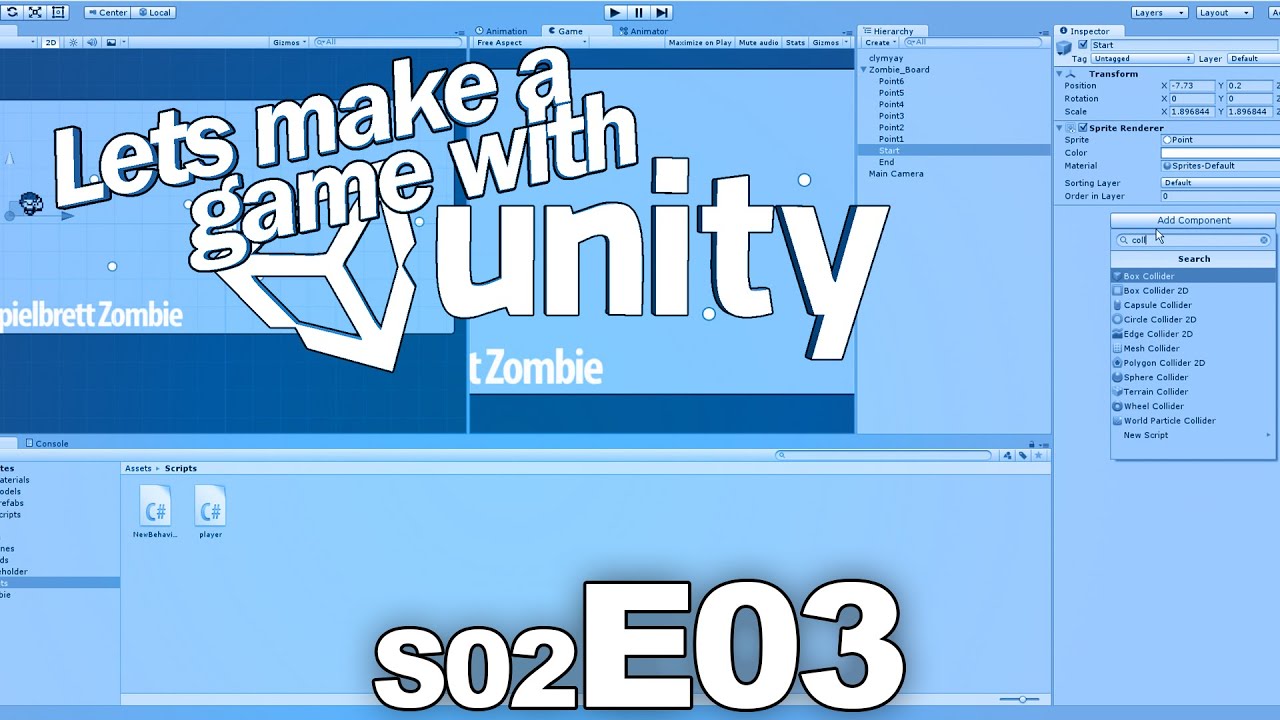 #ClymGame | Lets make a Game with Unity S02E03 | Clym - YouTube
