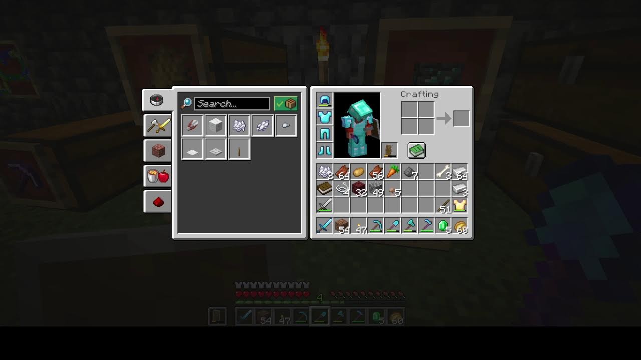 Minecraft - Blindish Gameplay - First Personal World - No Debug Screen 7