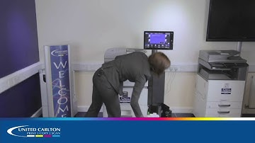 How to change waste toner collection unit on Sharp 65ppm - 75ppm models