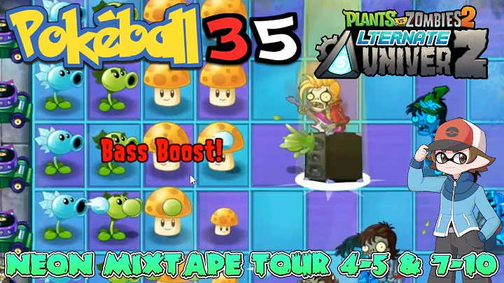 AltverZ's Neon Mixtape Tour levels 4 & 5 + 7-10 ( PVZ2 Mod ) - | Stream Highlights |