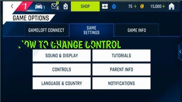 Asphalt 9"How To Change The Control Settings #asphalt9legends #streetracing #control #Carracing 🎮