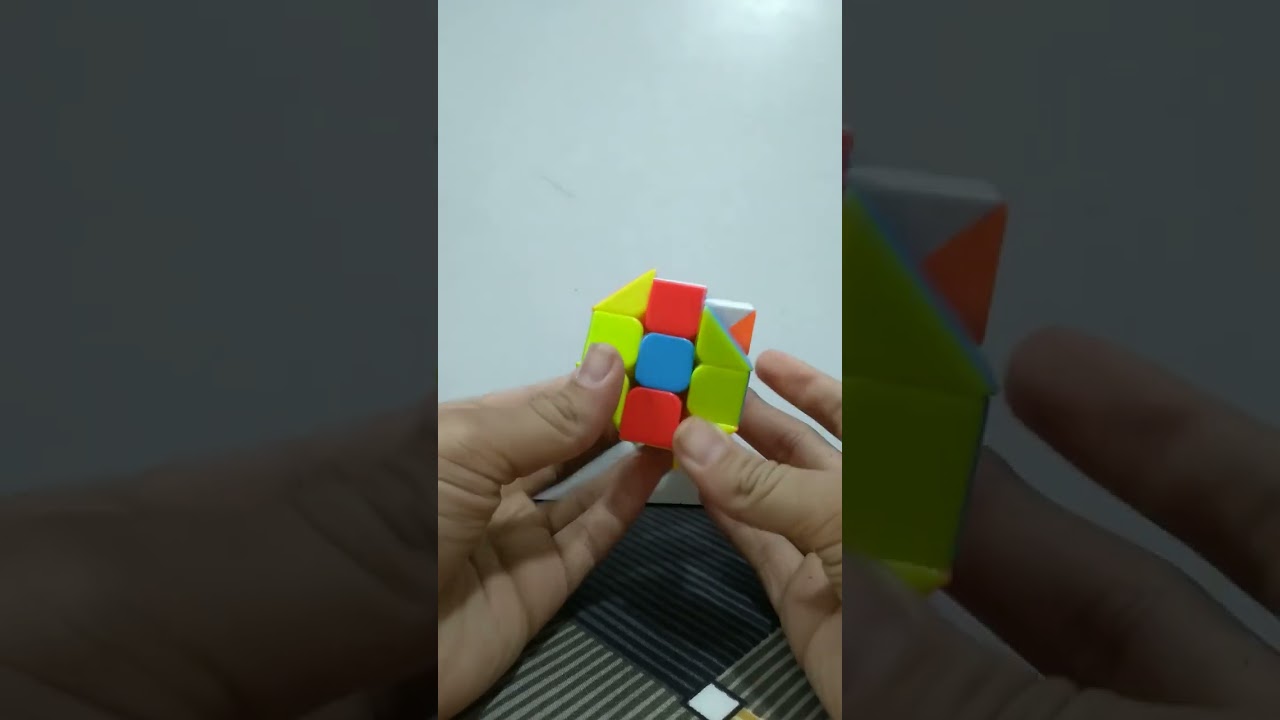 how to solve the octa 3 by 3 rubik's cube magic trick short. #ytshorts ...