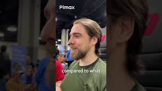 Total immersion with zero neck strain.😎 #Pimax #SimRacing #Roadshow #reaction #DreamAir #PCVR