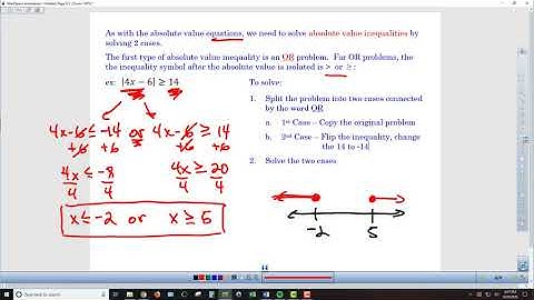 A2PCH Chapter 1-7 Linear Inequalities in One Variable - Lesson Video 2