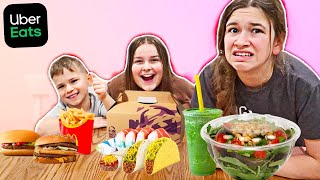 Eating UBER EATS For 24 HOURS!! | JKREW