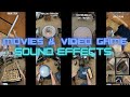 Sound effects for movies  games and how they sound together