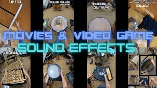Sound Effects for Movies & Video Games and How They Sound Together!