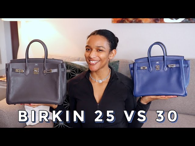 HERMES BIRKIN 25 VS BIRKIN 30 