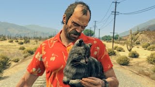 GTA 5 - CAT VS TRAIN by Painkiller Pill 3,831,515 views 6 years ago 2 minutes, 7 seconds