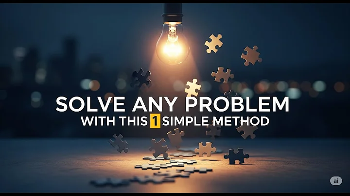 Solve Any Problem With This 1 Simple Method