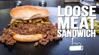 THE MIDWEST’S ANSWER TO THE SLOPPY JOE  THE LOOSE MEAT SANDWICH | SAM THE COOKING GUY