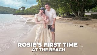 ROSIE&#39;S FIRST TIME AT THE BEACH | Jessy Mendiola