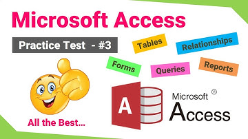 Microsoft Access MCQ | Table | Form | Query | Report | Relationship