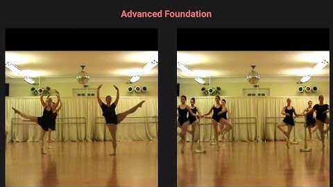 Advanced Foundation Barre-Work , Port de bras, Adage RAD