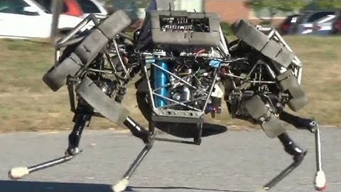 Robots run, climb mountains