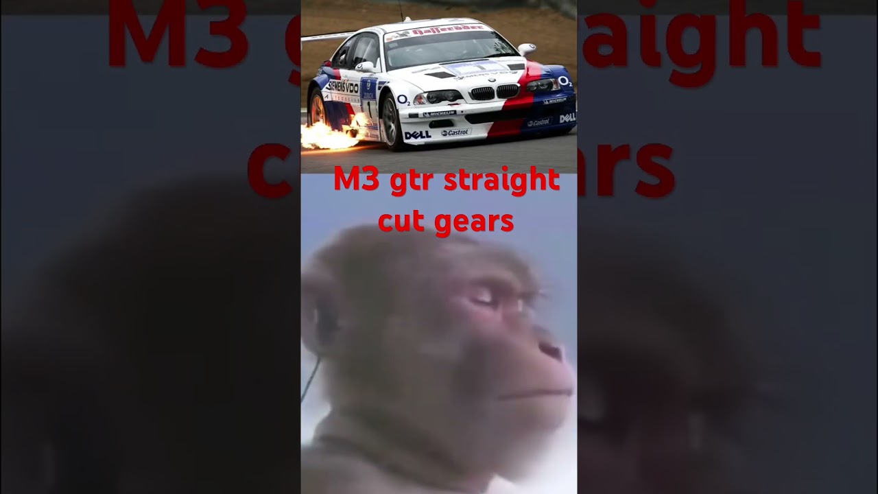 M3 gtr straight cut gears 