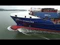 Container ship chase @dronehawk