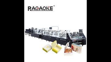 GS Series High Speed folding gluing machine Ragaoke Lock bottom