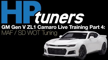 HP Tuners GM Gen V Live Training Part 4: MAF / SD WOT Tuning | Evans Performance Academy