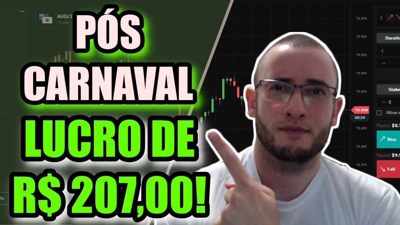 ✅ QUARTA-FEIRA DE CINZAS LUCRATIVA! GANHANDO R$207,00 COM BOTS BINARY! DAY TRADE REAL