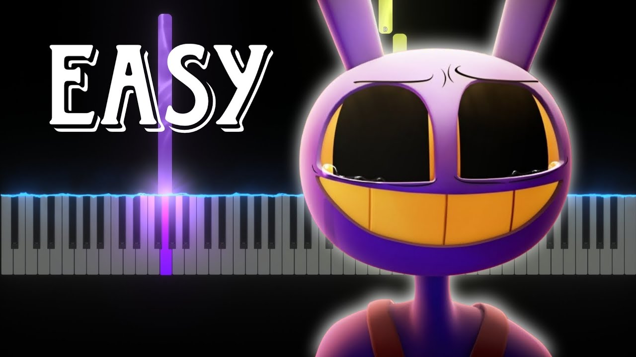 Jax' Abstraction Dream - The Amazing Digital Circus Ep 7 (Easy Piano Tutorial)