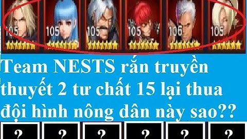1 trong những đội hình mạnh nhất quyền vương 98 lại bị hạ trong chớp nhoáng bởi đội hình cơ bản này?