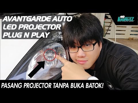 Modif Lampu Projector Tanpa Bongkar Batok! Praktis Plug & Play!