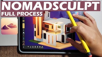 Stunning Architectural Drawing on iPad with Nomadsculpt + Lighting – Full Walkthrough!