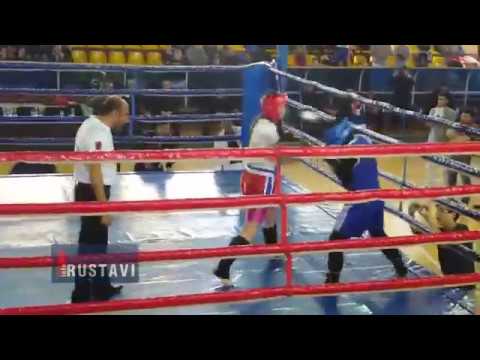 გოგონების ჩხუბი - კიკბოქსი რუსთავში