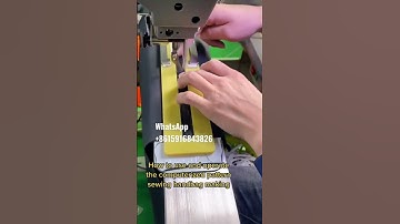 How to use and operate computerized pattern sewing machine on handbag making