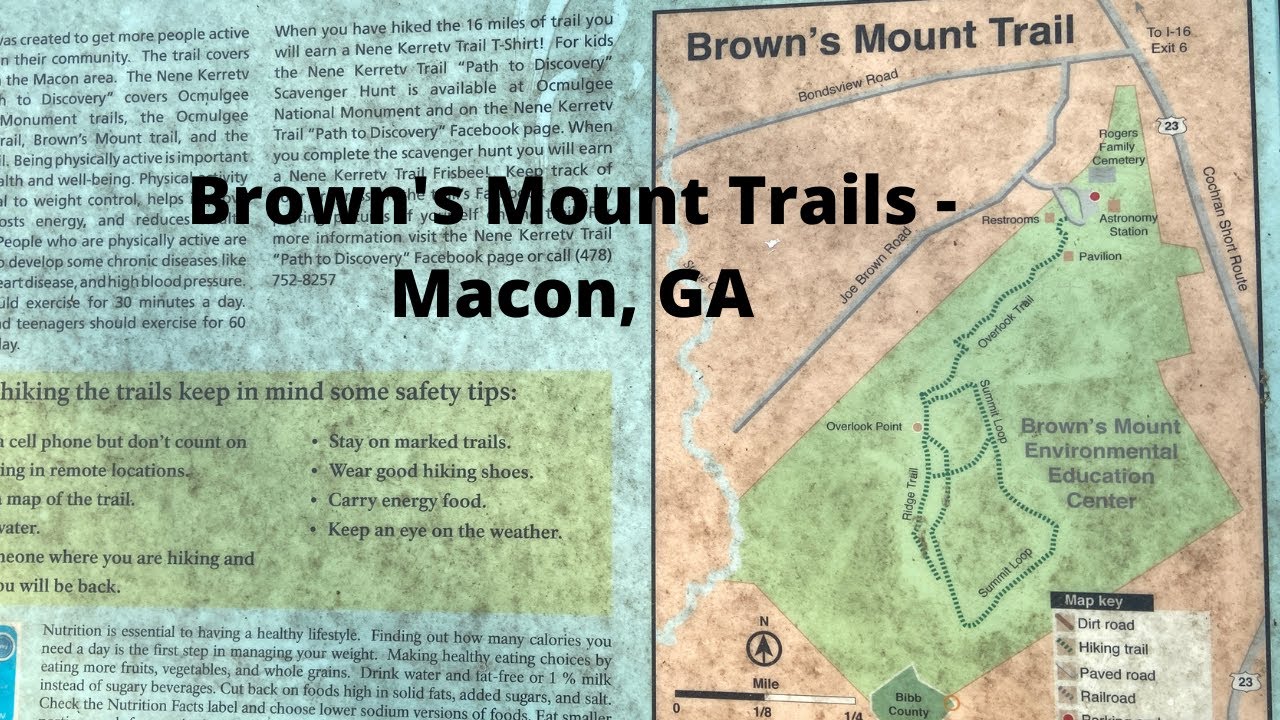 Macon Ridge Trail Riders Brown's Mount Trails Macon, Georgia - Overlook, Ridge and Summit Loop ...
