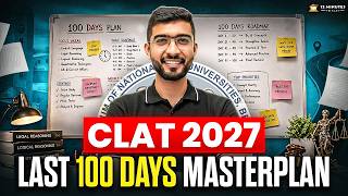 CLAT 2027 | 100 Days MASTERPLAN | Keshav Malpani 