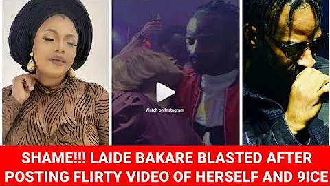 SH@ME!!! LAIDE BAKARE BL@ST£D AFTER POSTING FL1RT¥ VIDEO OF HERSELF AND 9ICE