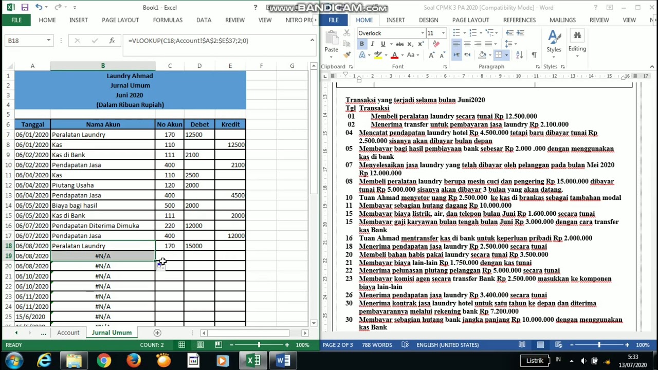 Membuat Jurnal Akuntansi di Excel: Panduan Praktis untuk Pemula Membuat Jurnal Akuntansi di Excel: Panduan Praktis untuk Pemula