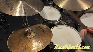Istanbul Mehmet Prototype Hihats Raw Top Traditional Raw Bell Bottom 906 1380 grams